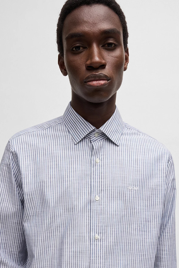 ΠΟΥΚΑΜΙΣΟ HUGO - 413 ΜΠΛΕ